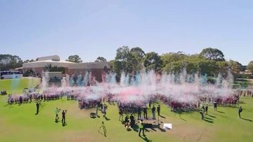 WA students break world record for confetti cannons
