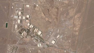 This satellite photo from Planet Labs Inc. shows Iran&#x27;s Natanz nuclear facility.