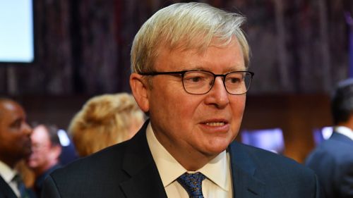 Former Prime Minister Kevin Rudd has been offered an apology by public broadcaster ABC for information published as part of the 'cabinet files' document leak (AAP).