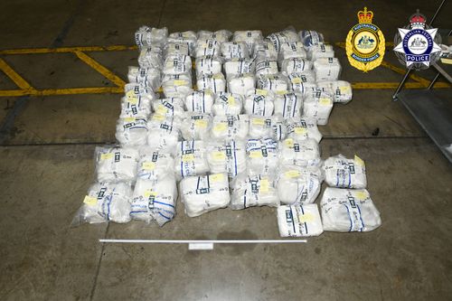 One of three men accused of attempting to import more than $500 million worth of drugs into Australia inside rolls of fabric has been denied bail.