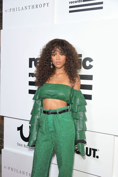Serayah in Ashish at the&nbsp;VMA after party hosted by Republic Records