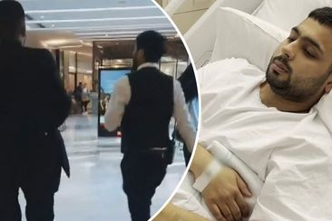Security guard ﻿Muhammad Taha is recovering in hospital.