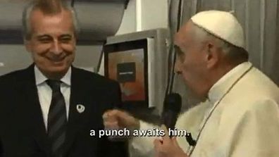 Pope Francis drops unholy F-bomb