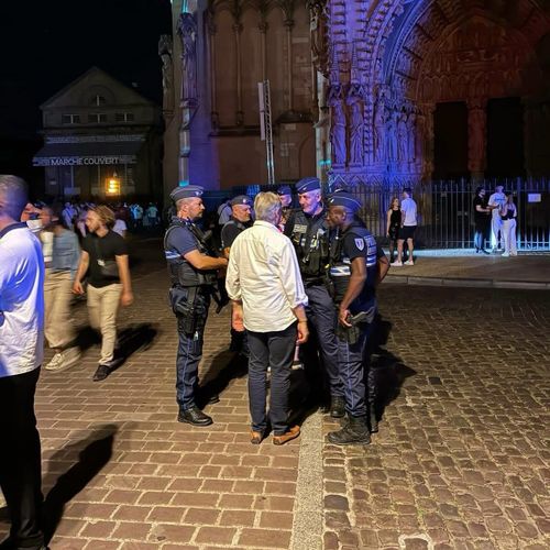 François Grosdidie, Mayor of Metz, shares Instagram post of police after reports of syringe attacks across France