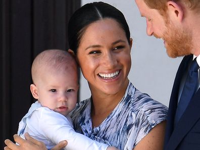 Archie Mountbatten-Windor and Meghan Markle