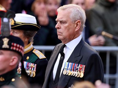 Prince Andrew procession