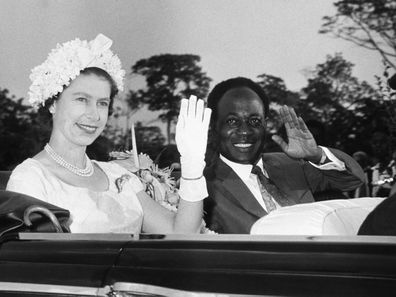 The Queen in Ghana in 1961