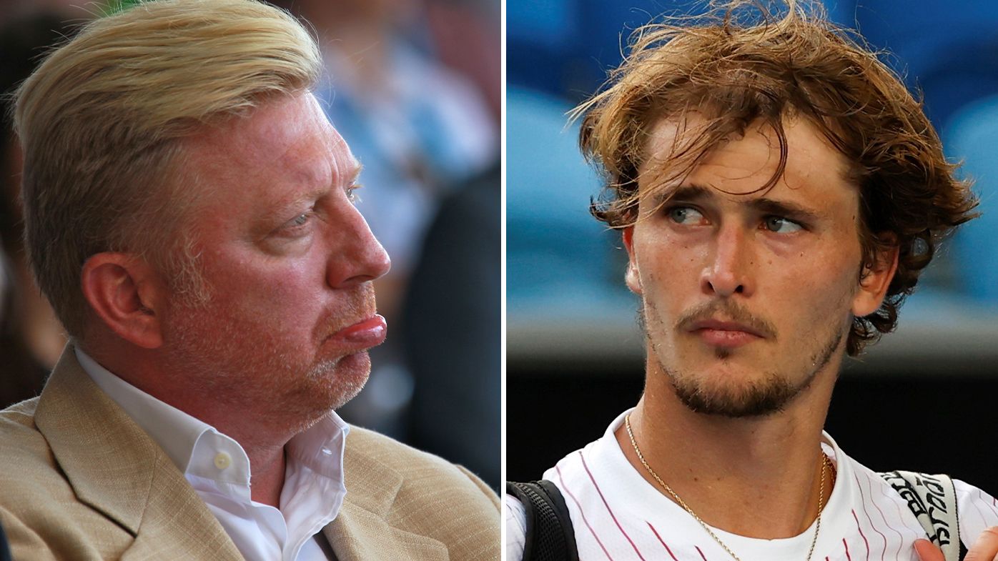 German tennis legend Boris Becker torches Alexander Zverev after ugly Australian Open exit