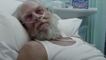 An ad, showing Santa Clause in hospital with COVID-19, has been taken down online. 