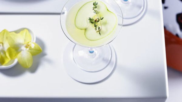 Vanilla, Apple and Thyme Martinis
