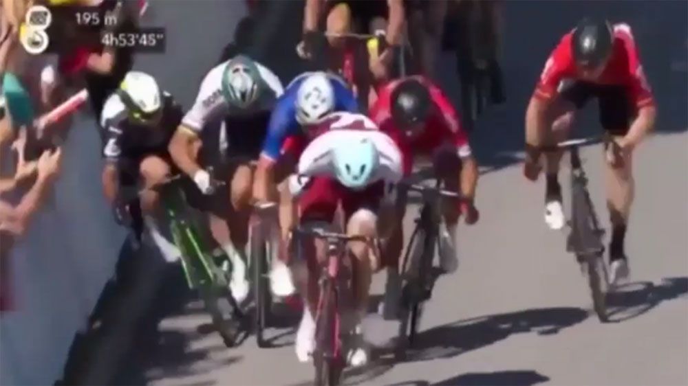 World champion Peter Sagan to appeal his disqualification from Tour de France for elbowing Mark Cavendish