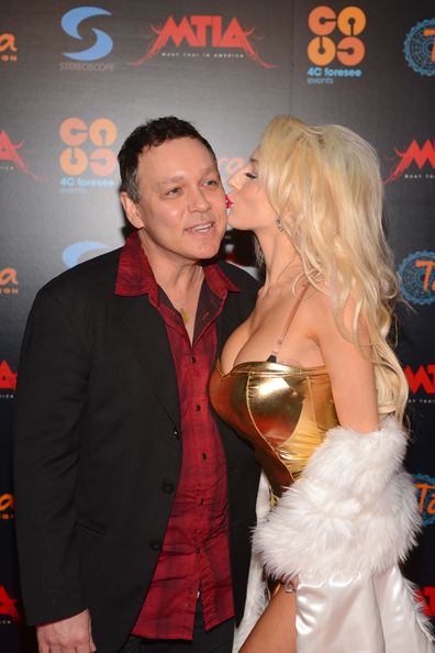 Doug Hutchison and Courtney Stodden attend the Muay Thai in America: In Honor Of The King - Celebrity VIP Event at Raleigh Studios on December 1, 2012 in Los Angeles, California.