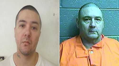 Raymond Pillado (left) and Anthony Palma Picture: Oklahoma Department of Corrections
