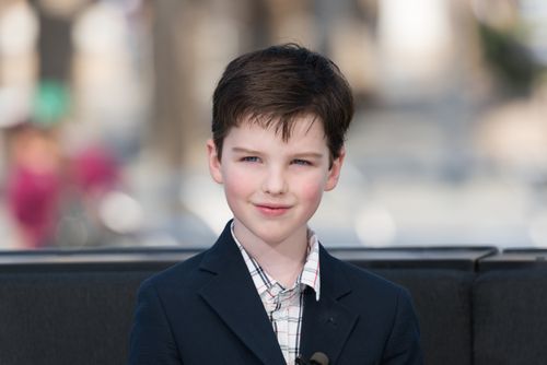 When the show's creators saw Iain Armitage's audition tape, they knew they'd found their Sheldon. (Getty Images) 