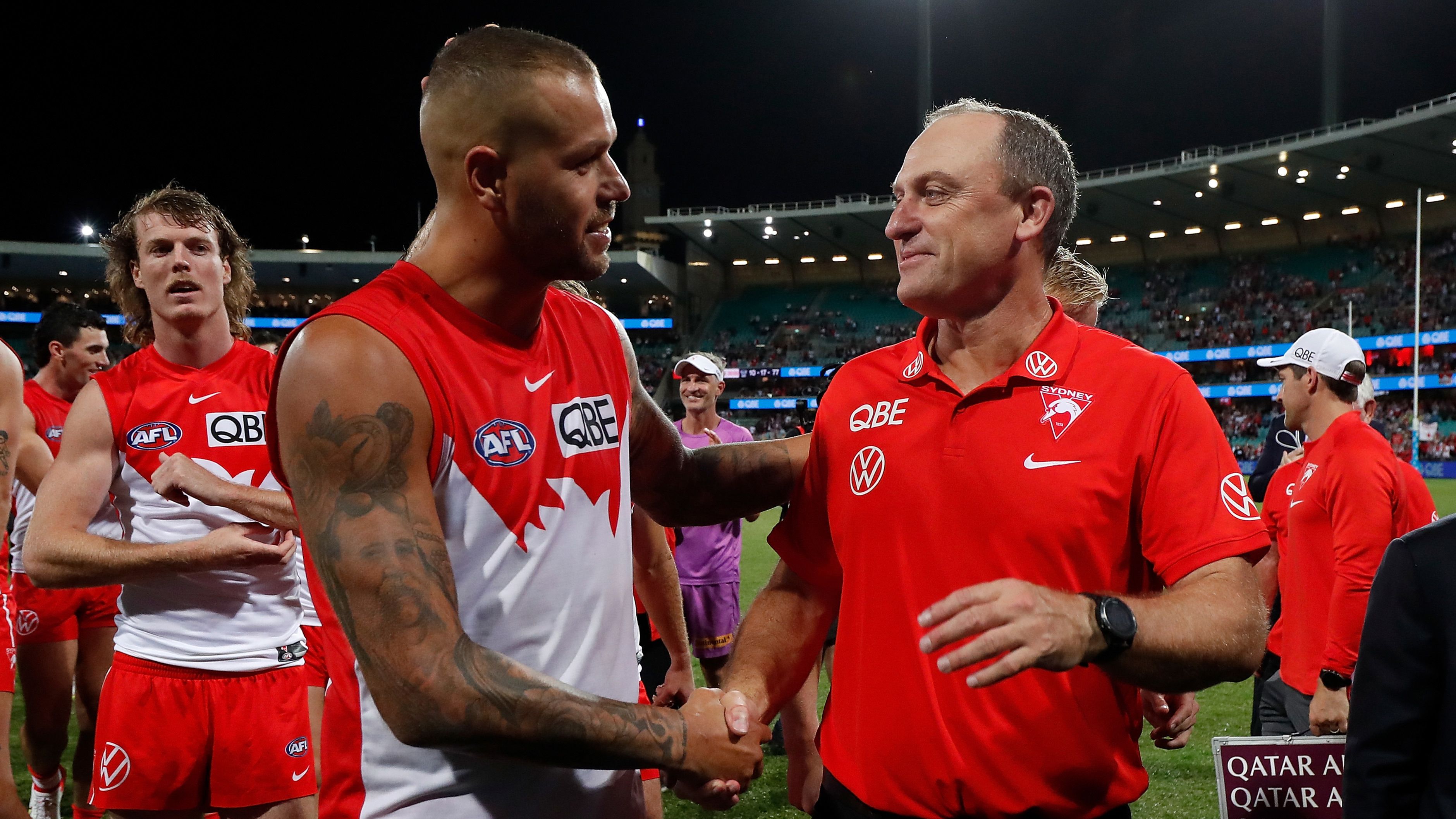 Sydney coach John Longmire says his relationship with Franklin was strong.