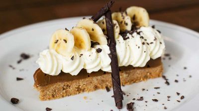 Recipe: <a href="https://kitchen.nine.com.au/2017/11/16/10/25/fratelli-fresh-banoffee-torta" target="_top">Fratelli Fresh's banoffee torta</a>