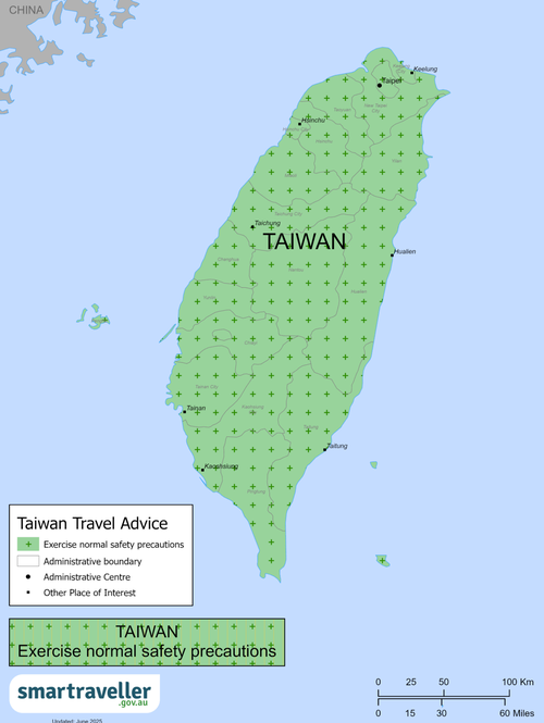 Map of Taiwan