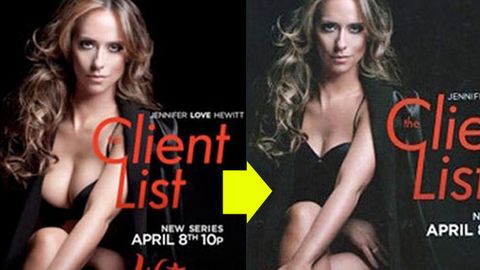 Jennifer Love Hewitt gets a Photoshop breast reduction for new ad