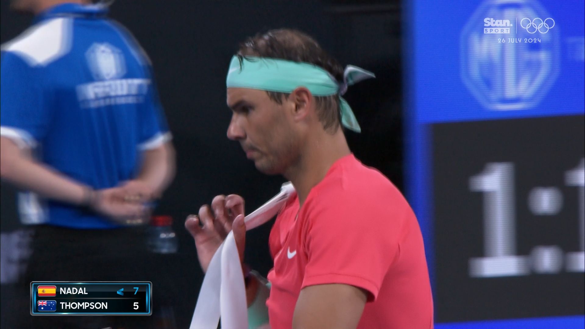 Rafael Nadal survives time violation after another close call with toilet break