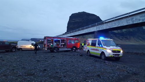 A tour guide who was first at the accident site said they struggled getting people out of the wreckage and the scene was "horrific"