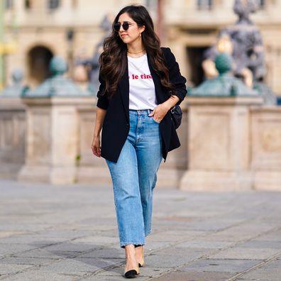 Always Chic Black Blazer and Jeans