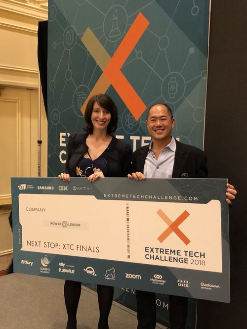 Australian blockchain energy provider, Power Ledger, edged out thousands of other entrepreneurial companies to become a finalist in the Extreme Tech Challenge (Supplied).