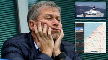 Private jets and a superyacht owned by Russian oligarch Roman Abramovich are on the move.