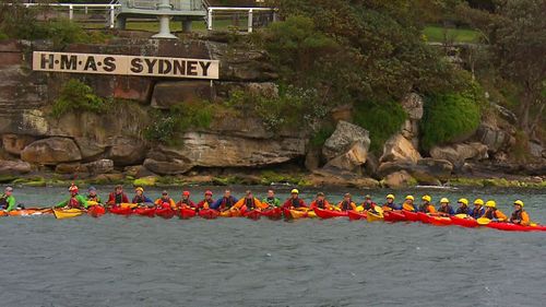 China's People’s Liberation Army was on Sydney Harbour for a military exercise