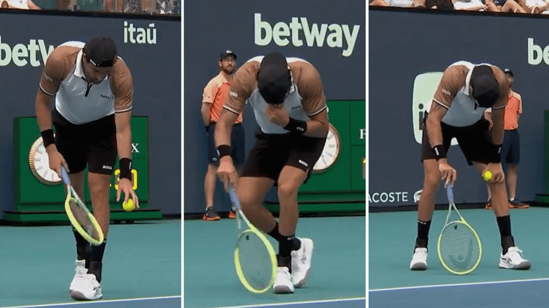Matteo Berrettini almost fainted while trying to serve at the Miami Open.