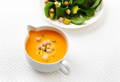Recipe:&nbsp;<a href="/recipes/ipumpkin/9116761/roasted-pumpkin-soup-with-avocado-and-spinach-salad">Roasted pumpkin soup with avocado and spinach salad</a>