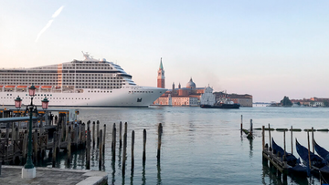 Early risers in Venice woke Thursday to the sight of a cruise ship travelling down the Giudecca canal for the first time since the pandemic, despite pledges by subsequent Italian governments to reroute the huge vessels due to safety and environmental concerns.