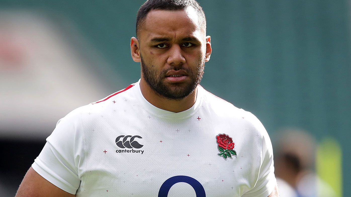 England's Billy Vunipola during the training session at Twickenham 