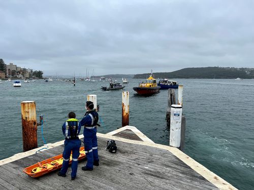 The boat was towed back to Manly Wharf.