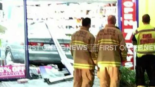 Car plunges through chemist shopfront in Sydney overnight, causing extensive damage
