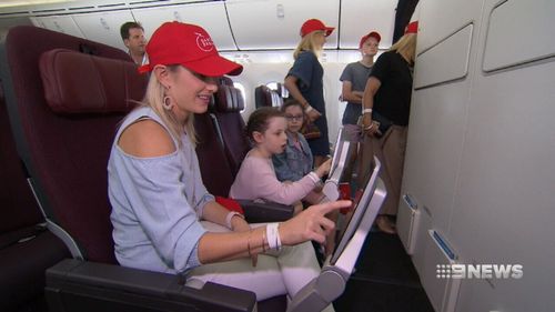 The Dreamliners boast next-gen technology to keep passengers comfortable and entertained. (9NEWS)