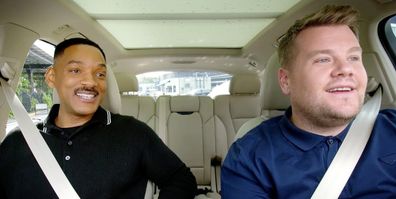 James Corden, carpool karaoke, driving, Will Smith