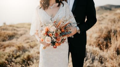 Rustic wedding bouquet