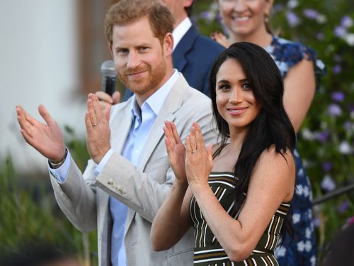 Prince Harry and Meghan Markle in Cape Town