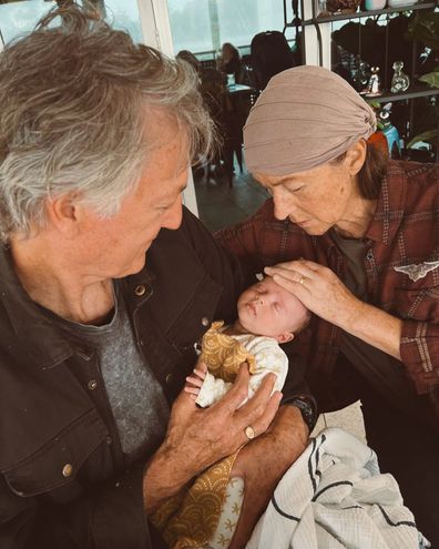 Ellidy Pullin has shared the touching moment her late husband Alex 'Chumpy' Pullin's parents met their baby granddaughter Minnie for the first time.