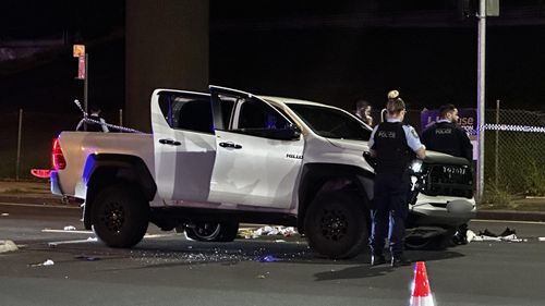Dawood Zakaria and solicitor Sylvan Singh were in a Toyota Hilux when they were shot at.