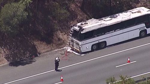 All passengers and the driver escaped safely. (9NEWS)