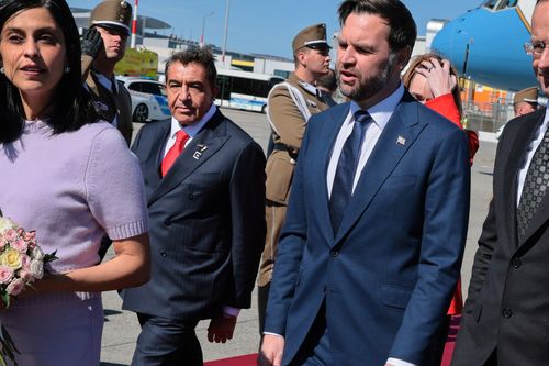 Paolo Zampolli joined JD Vance as he campaigned for Victor Orban.