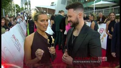 Calum Scott attends the 2022 Logies as an International guest performer.