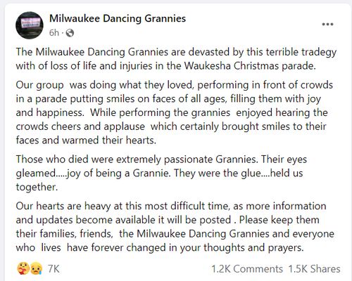 The Milwaukee Dancing Grannies group confirmed deaths of some of it's members.