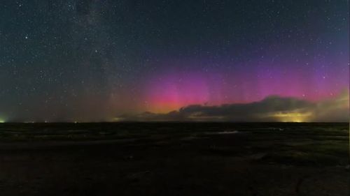 Melchor Raval was all alone as he watched the aurora dance for two hours in Tooradin.