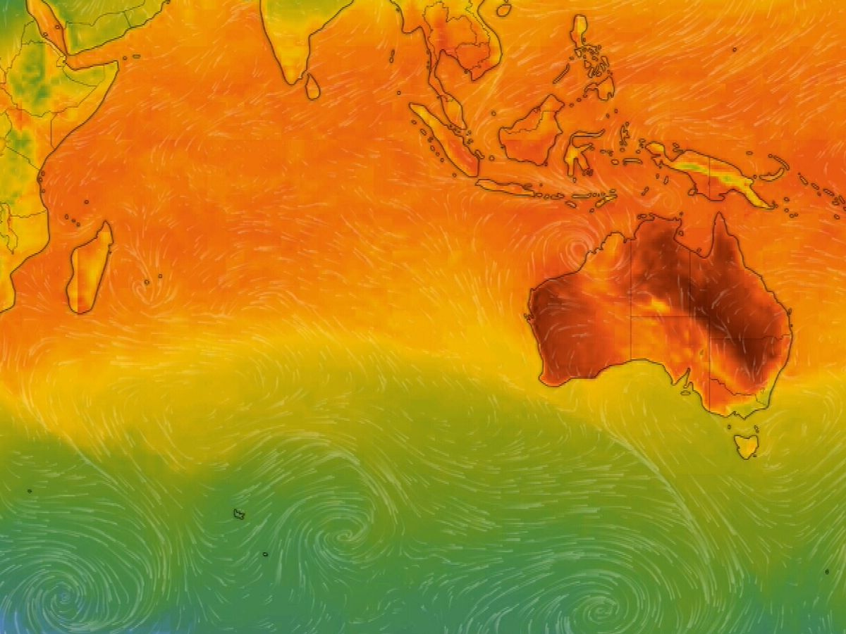 Australian Bushfires Extreme Weather As Penrith Hits Record 48 9 Degrees