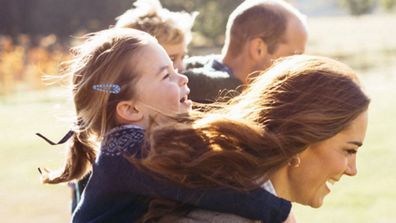 The Duke and Duchess of Cambridge with Prince George and Princess Charlotte.