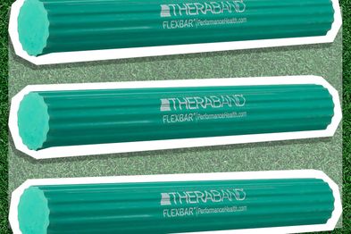 9PR: TheraBand FlexBar Tennis Elbow Therapy Bar, Green
