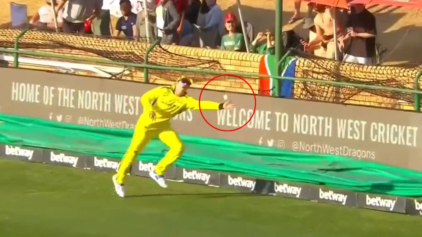 'Remarkable': Aussie all-rounder Sean Abbott takes incredible outfield catch