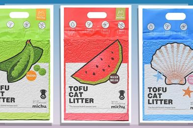9PR: Michu Gen3 Tofu Cat Litter, 6L in Green Tea, Watermelon and Ocean Fresh scents